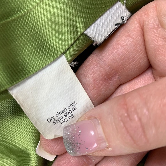 Vintage J Crew Pea Coat Womens 8 Black 100% Wool New York Wealthy Lined Jacket - Picture 10 of 11